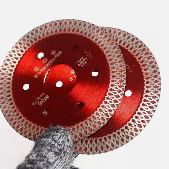 4 inch Tile Cutter Diamond Saw Blades 2 Ceramic Cutting Disc Wheels for Marble - Picture 2 of 5